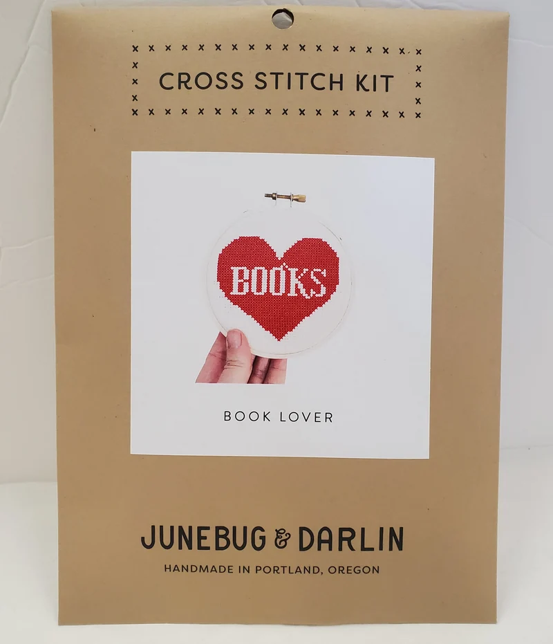 Junebug and Darlin Cross Stitch Kit - 4"