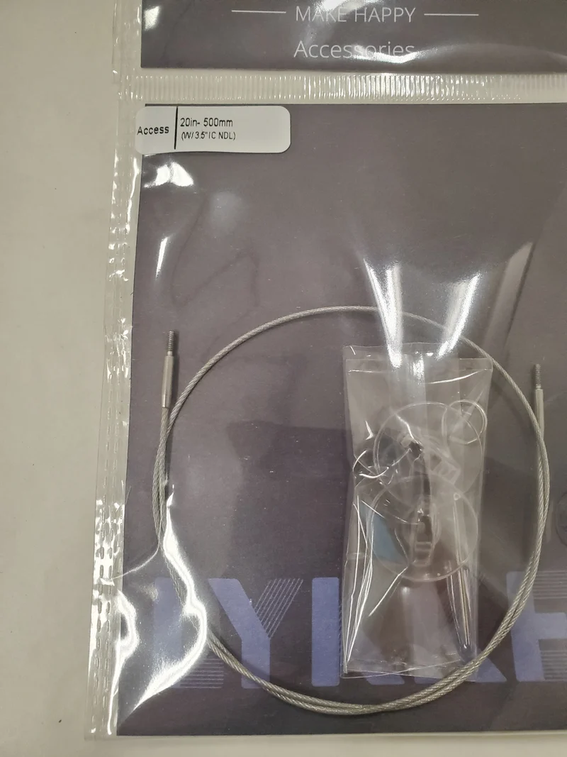 Lykke Stainless Steel Braided Standard Cord 3.5"