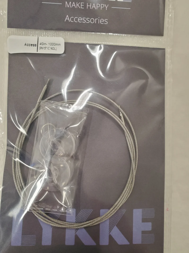 Lykke Stainless Steel Braided Mini Cord 5"