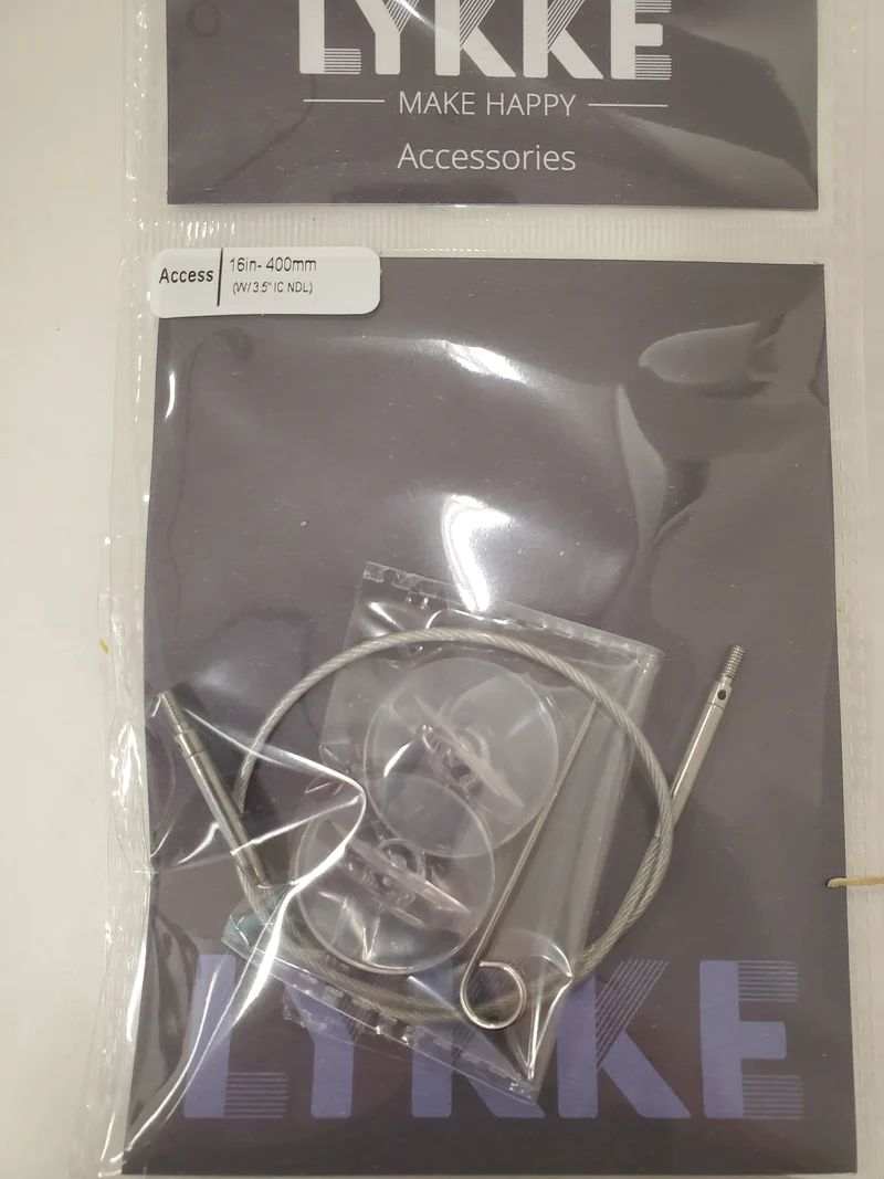 Lykke Stainless Steel Braided Standard Cord 3.5"