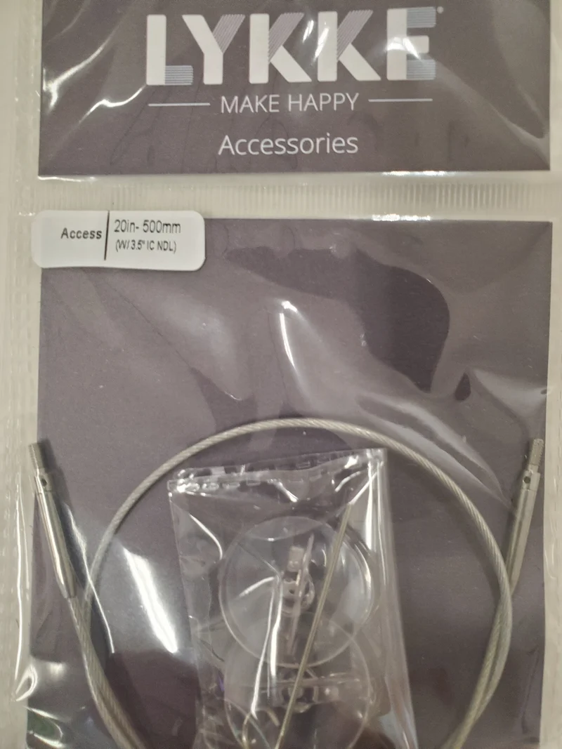 Lykke Stainless Steel Braided Standard Cord 3.5"