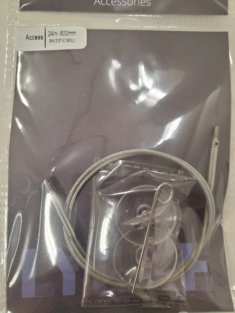 Lykke Stainless Steel Braided Standard Cord 3.5"