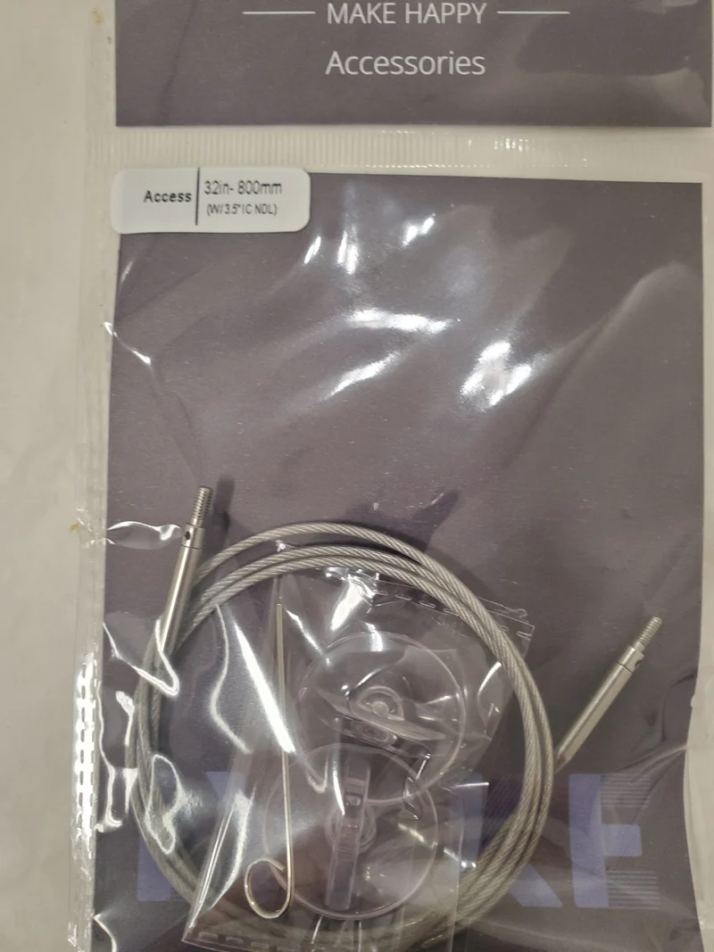 Lykke Stainless Steel Braided Standard Cord 3.5"