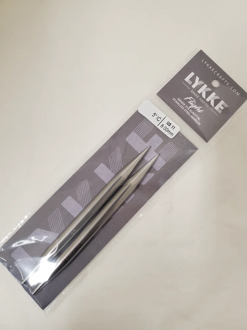 Lykke Flight Stainless Steel 5" Interchangeable Needles