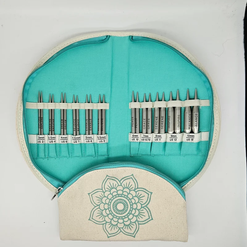Set Ferri Intercambiabili Circolari Knit Pro Mindful 10cm