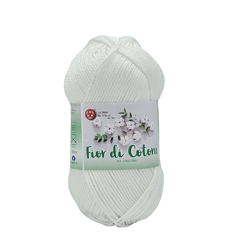 Fior di cotone, cotone mercerizzato 50gr, 41 Colori Disponibili
