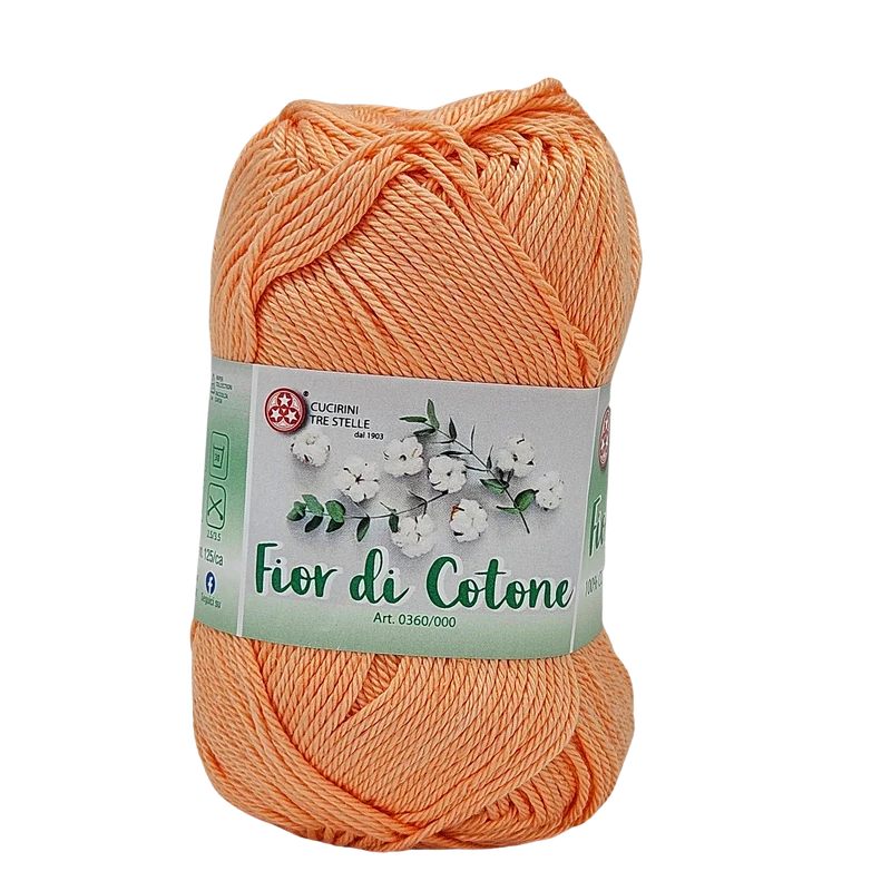 Fior di cotone, cotone mercerizzato 50gr, 41 Colori Disponibili