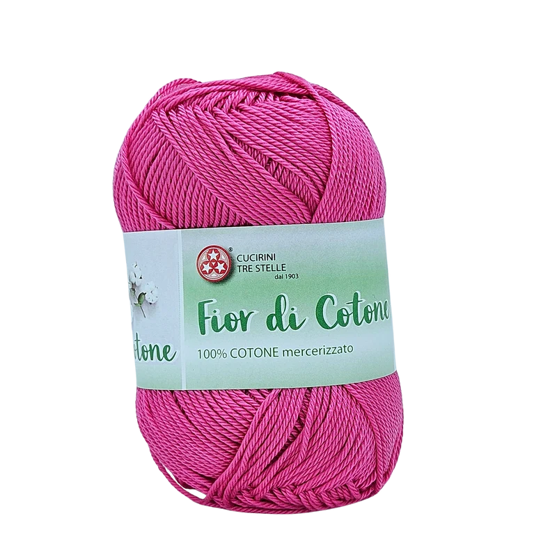 Fior di cotone, cotone mercerizzato 50gr, 41 Colori Disponibili