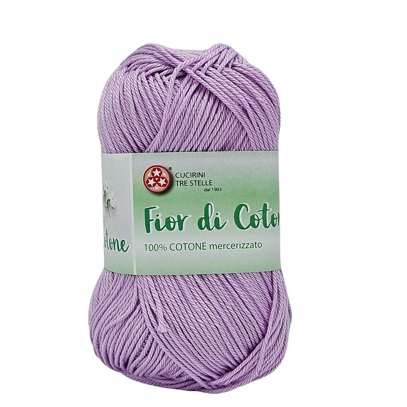 Fior di cotone, cotone mercerizzato 50gr, 41 Colori Disponibili