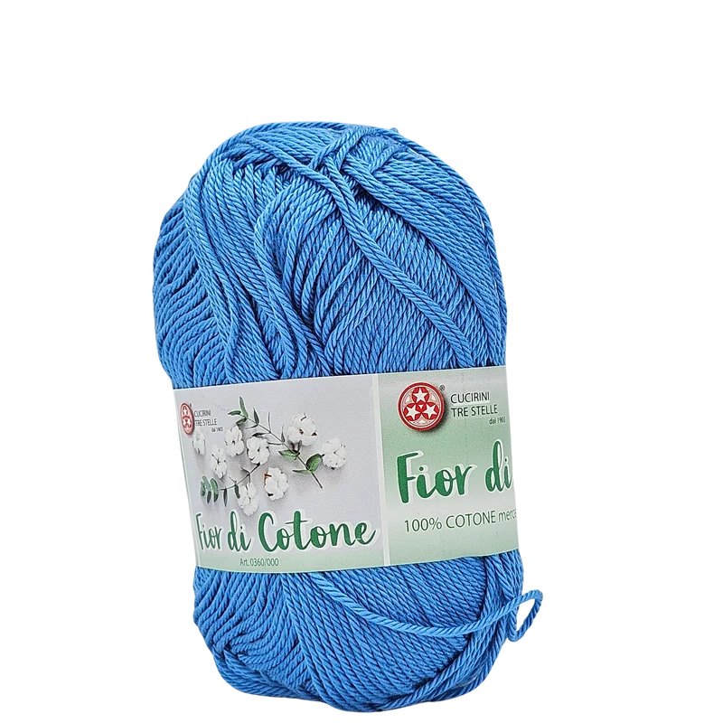Fior di cotone, cotone mercerizzato 50gr, 41 Colori Disponibili