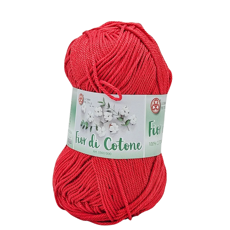 Fior di cotone, cotone mercerizzato 50gr, 41 Colori Disponibili