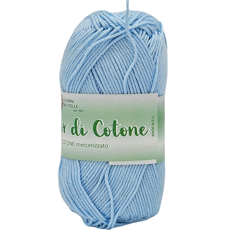 Fior di cotone, cotone mercerizzato 50gr, 41 Colori Disponibili