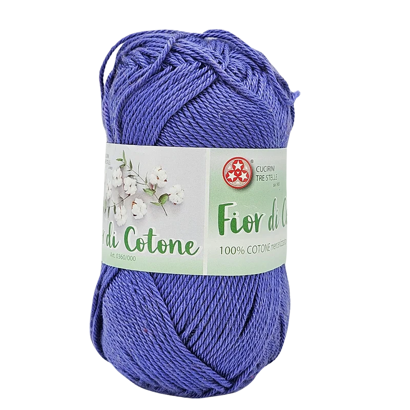 Fior di cotone, cotone mercerizzato 50gr, 41 Colori Disponibili