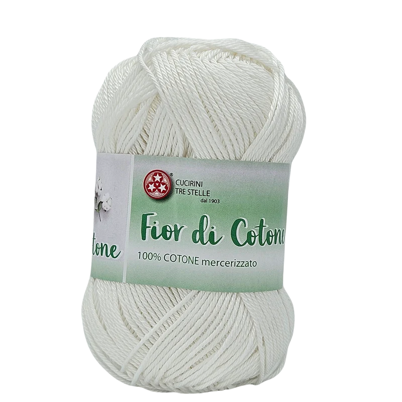 Fior di cotone, cotone mercerizzato 50gr, 41 Colori Disponibili