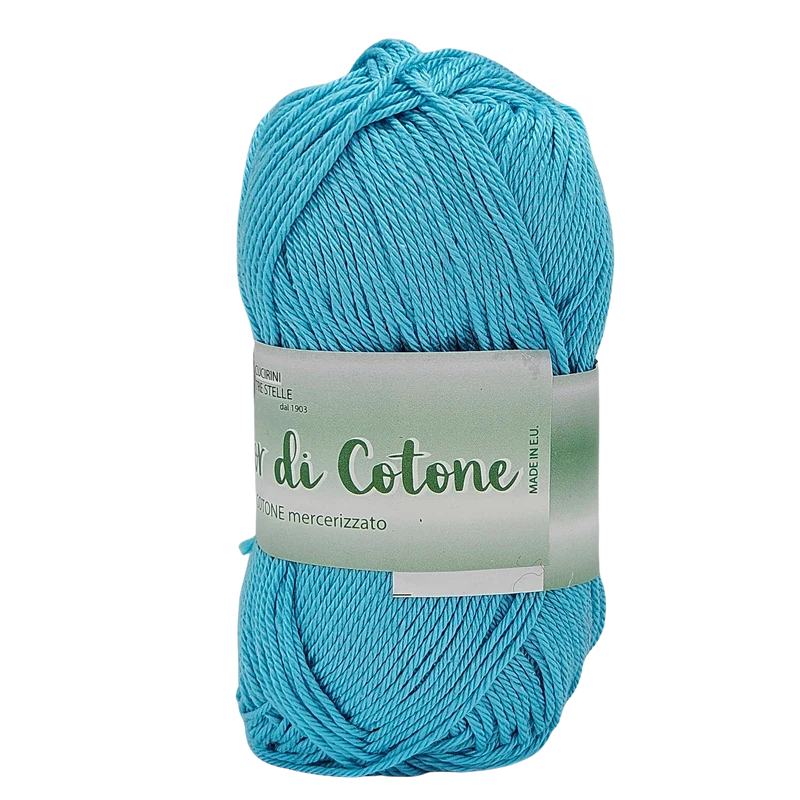 Fior di cotone, cotone mercerizzato 50gr, 41 Colori Disponibili