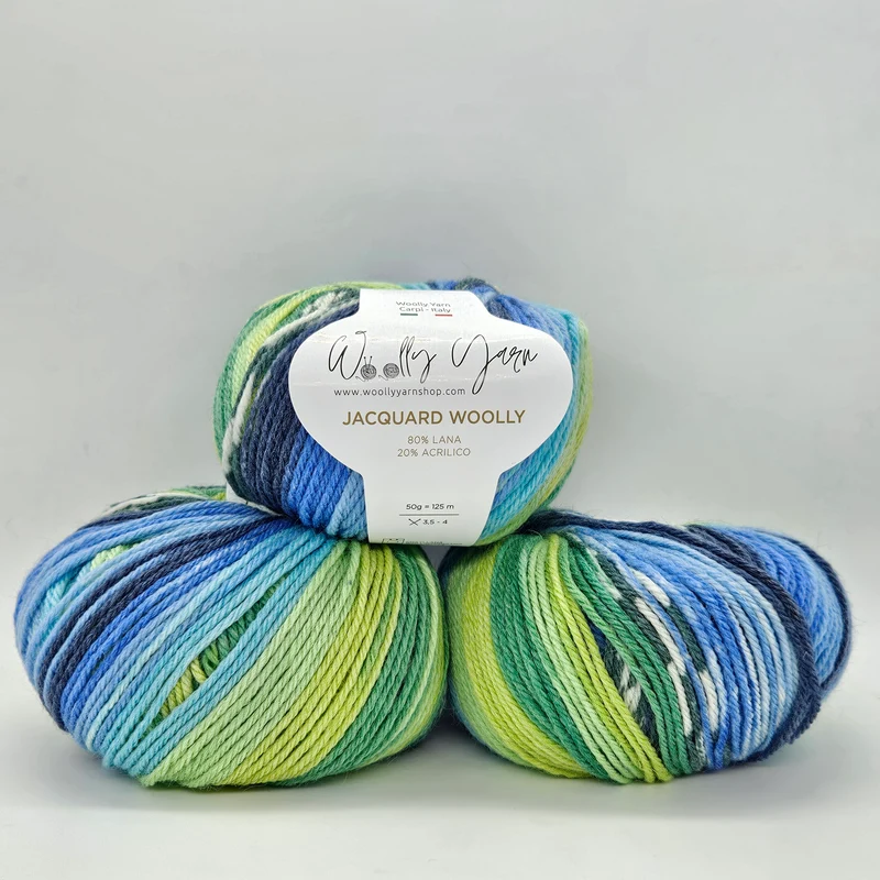 Jacquard Woolly 50gr 8 Colorazioni
