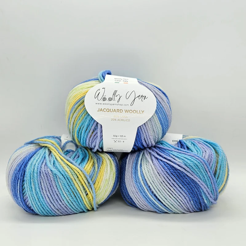 Jacquard Woolly 50gr 8 Colorazioni