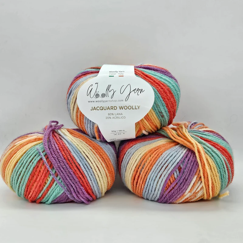 Jacquard Woolly 50gr 8 Colorazioni