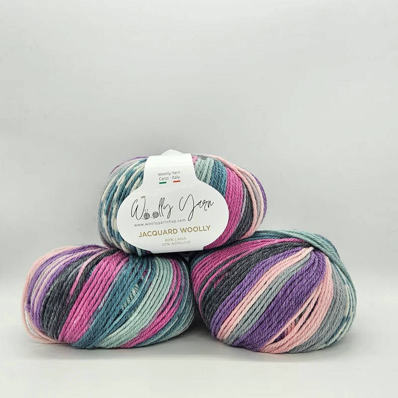 Jacquard Woolly 50gr 8 Colorazioni