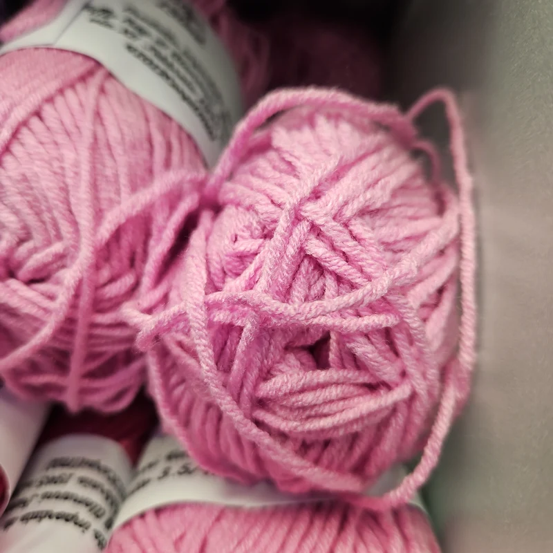Fluffy Malva, Filato Baby N.43