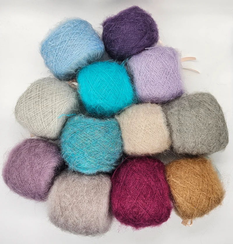 Mohair 30% in 31 colorazioni 25gr