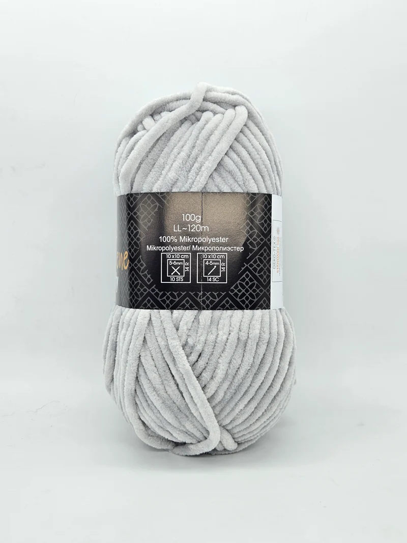 Ciniglia Grigio Chiaro 100gr