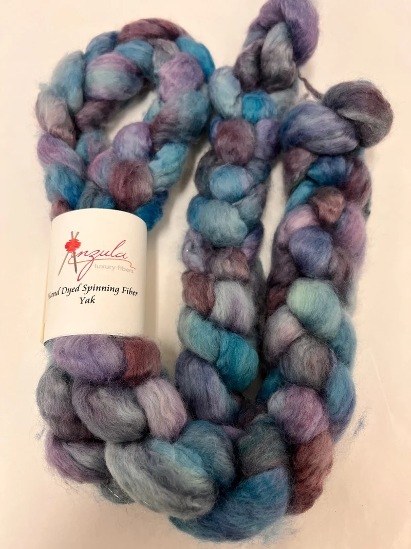 White Yak & Merino Spinning Fiber 50/50