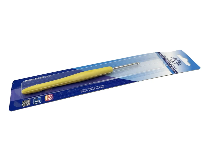 Uncinetto ergonomico per cotone misura 2 | cf 1 pz