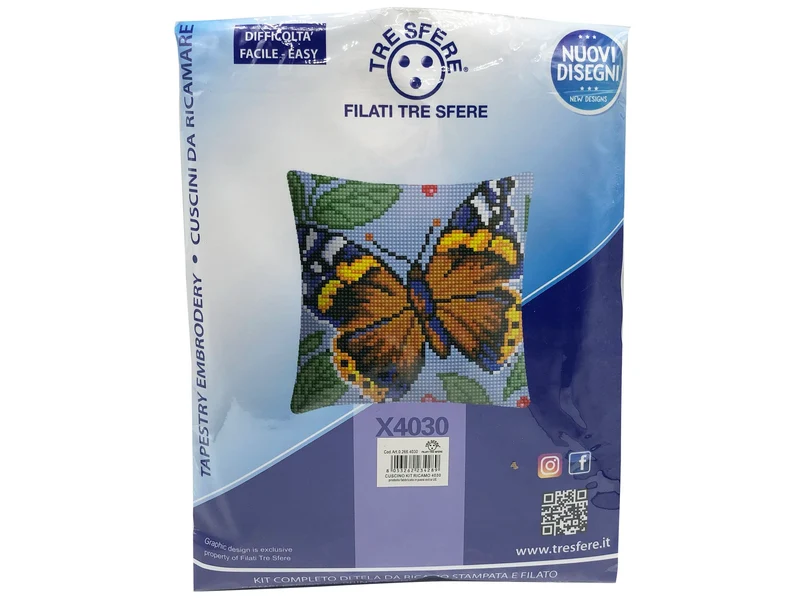 Cuscino kit ricamo 4030