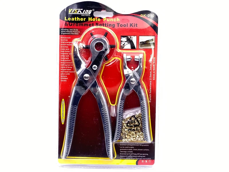 Pinza fustellatrice + pinza bottoni a pressione