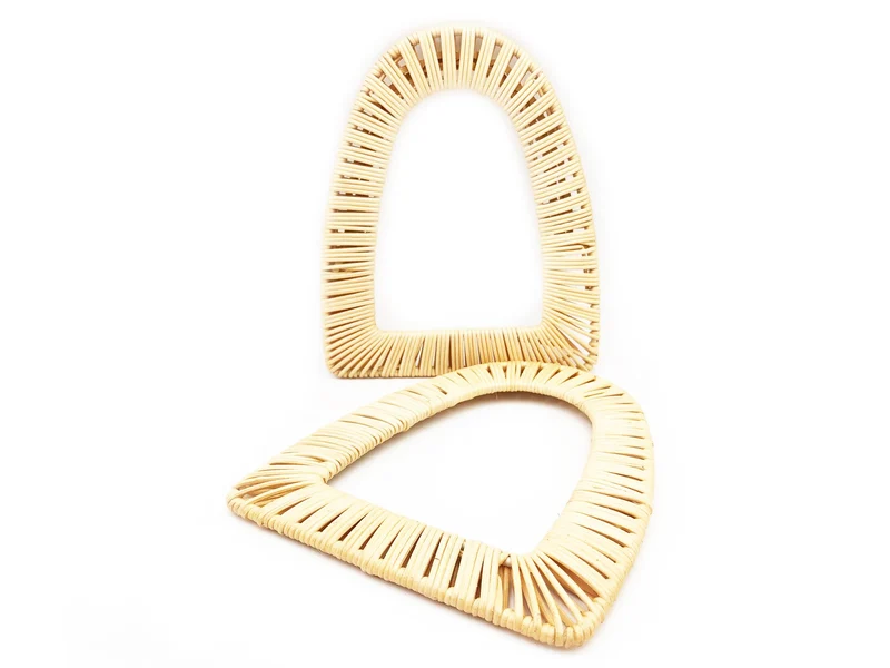 Manici in bamboo per borse fai da te |18x15,5 cm | cf 2 pz