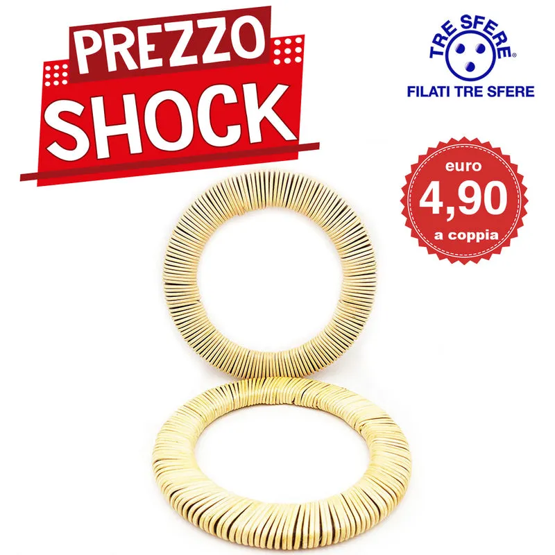 Manici in bamboo per borse fai da te | Ø 15 cm | cf 2 pz