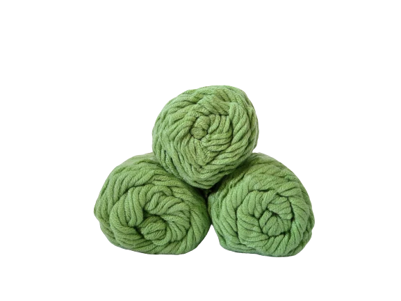 Microfibra Woolly Verde Mela col.64