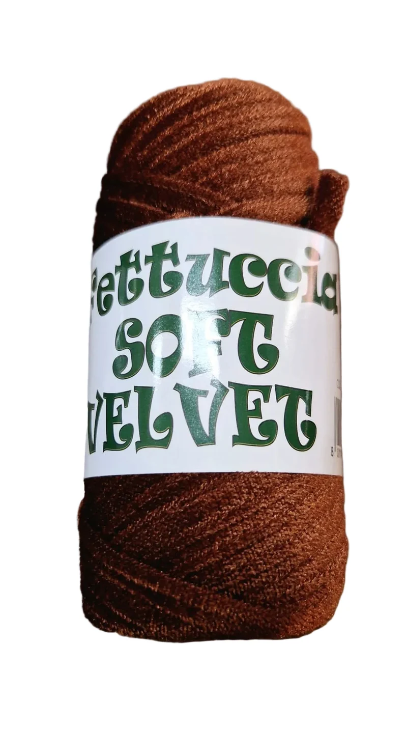 Fettuccia Tubolare in Velluto, Soft Velvet MAS, 200 Grammi, 14 colori