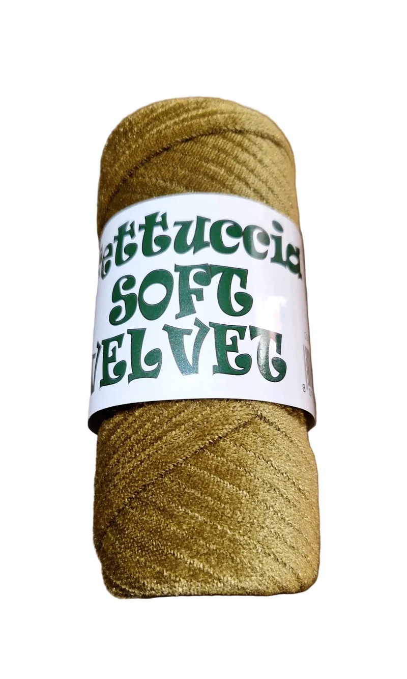 Fettuccia Tubolare in Velluto, Soft Velvet MAS, 200 Grammi, 14 colori