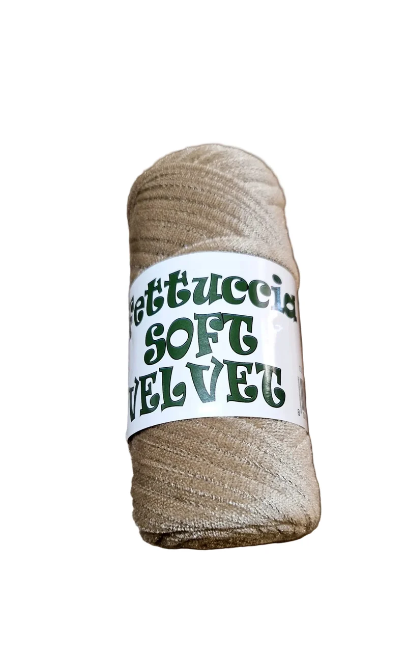 Fettuccia Tubolare in Velluto, Soft Velvet MAS, 200 Grammi, 14 colori