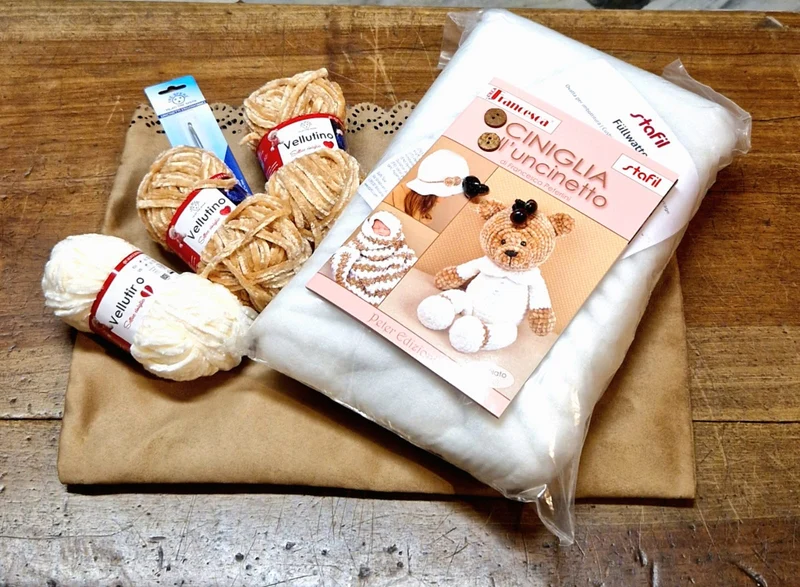 Kit Base per Amigurumi in Busta Scamosciata