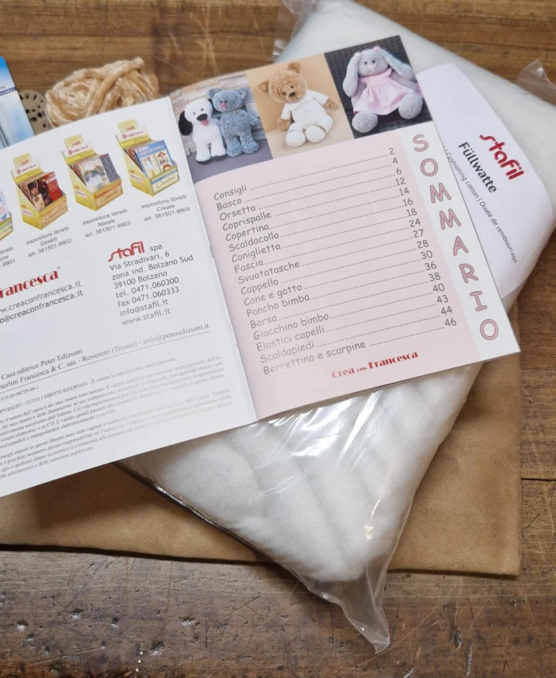 Kit Base per Amigurumi in Busta Scamosciata