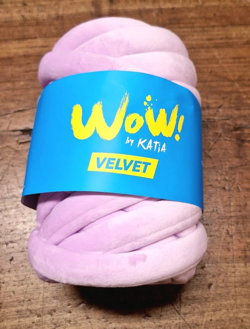 Fettuccia Wow Velvet in Velluto Tubolare, Spessore circa 2,5cm