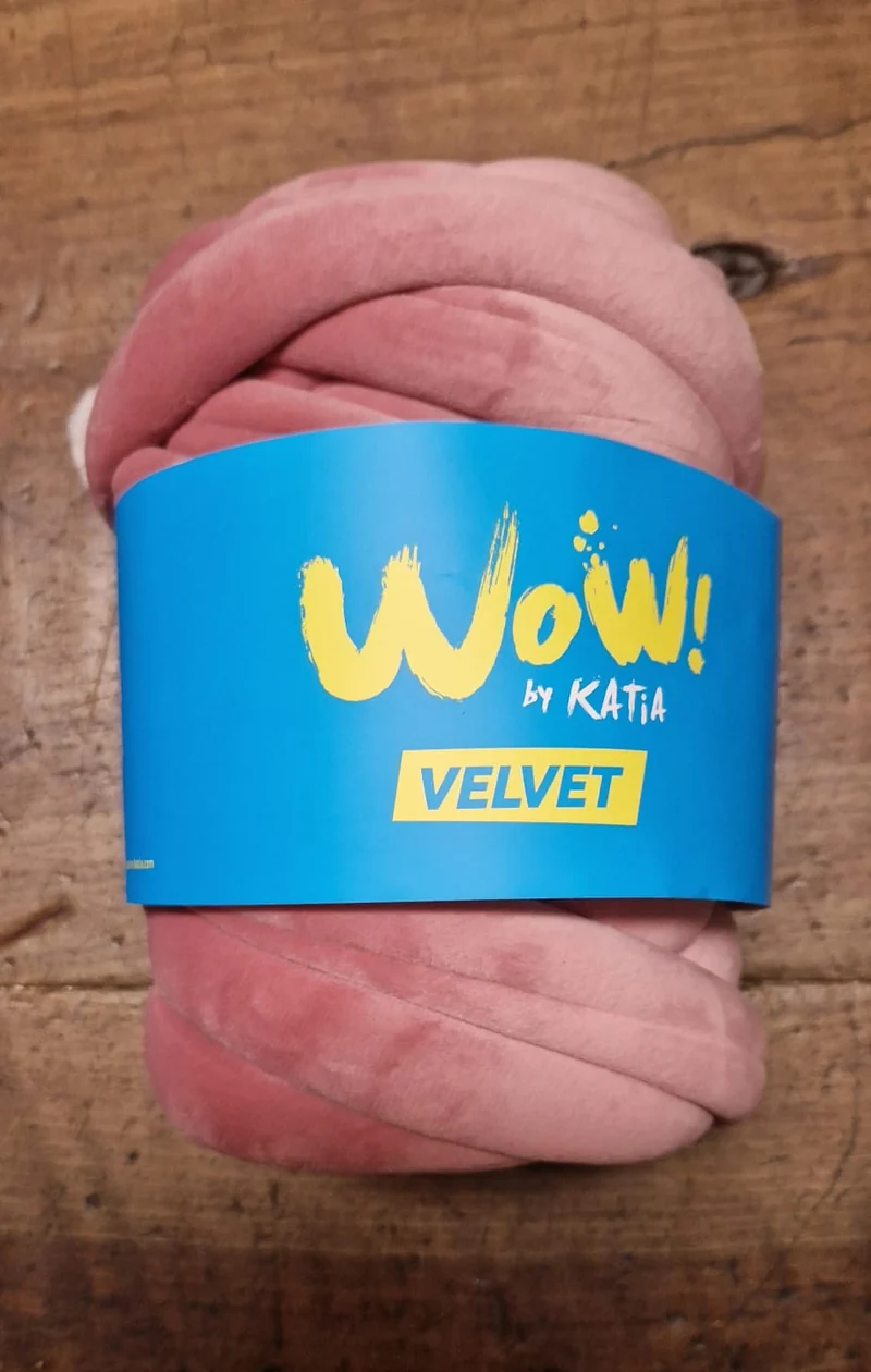 Fettuccia Wow Velvet in Velluto Tubolare, Spessore circa 2,5cm