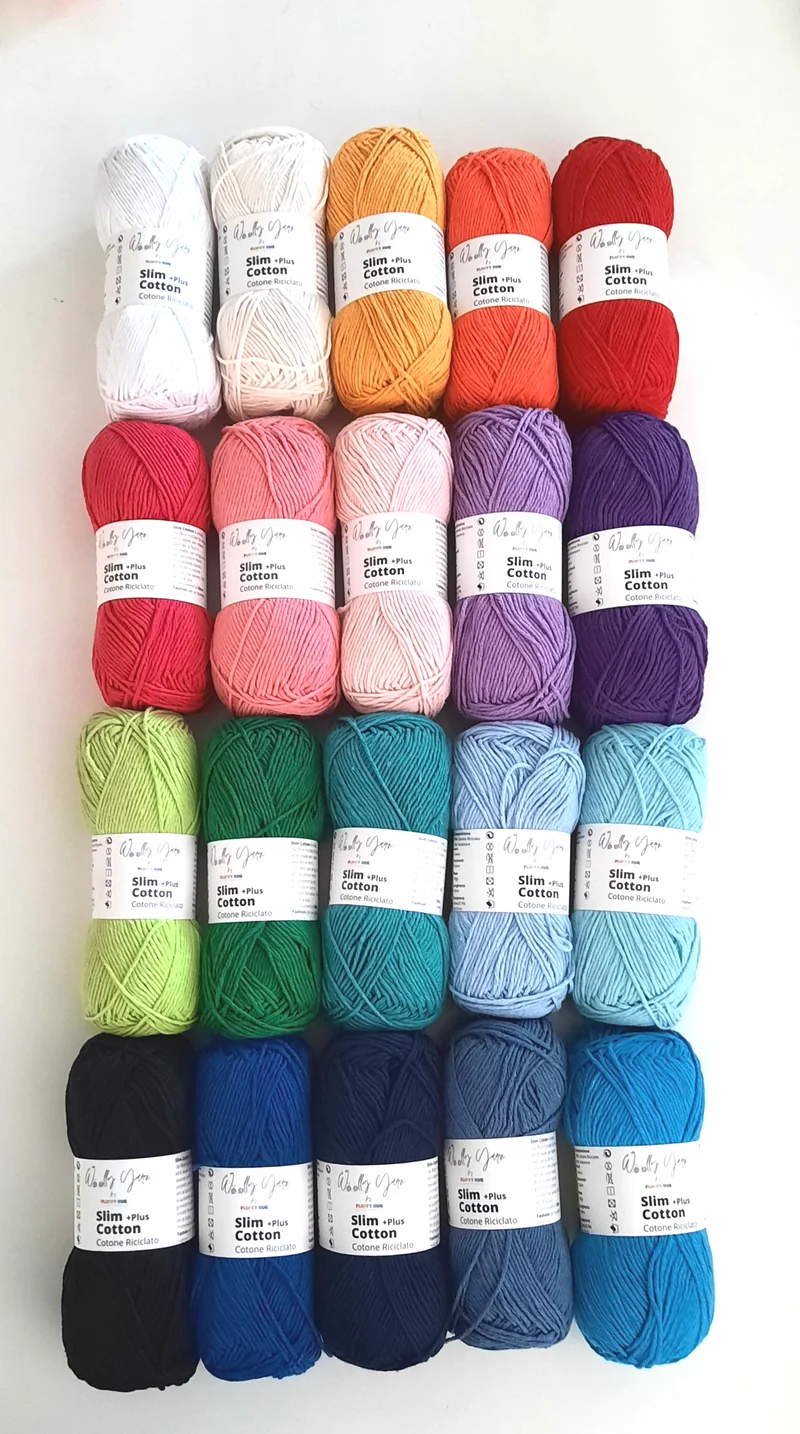 Kit Granny Cotone Riciclato Slim 20 gomitoli