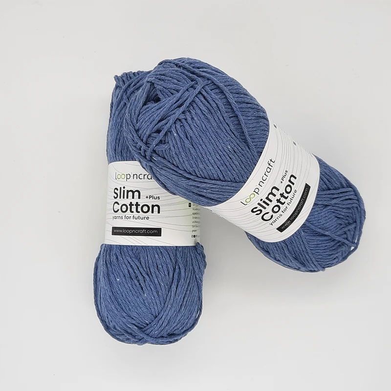 Cotone Riciclato Slim Blu Jeans 100gr