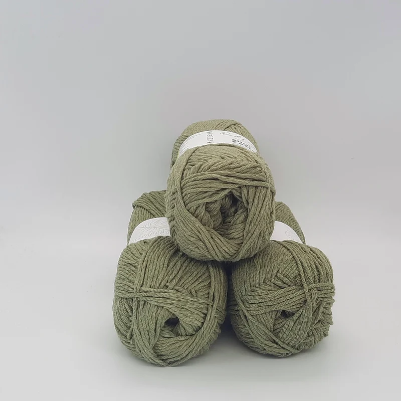 Cotone Riciclato Slim Verde Oliva 100gr
