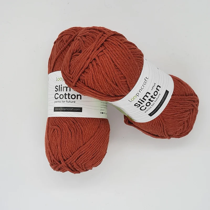 Cotone Riciclato Slim Mattone 100gr