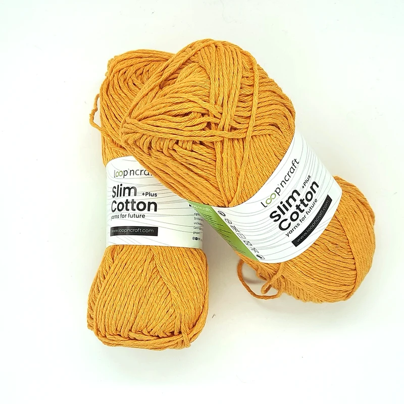 Cotone Riciclato Slim Giallo 100gr