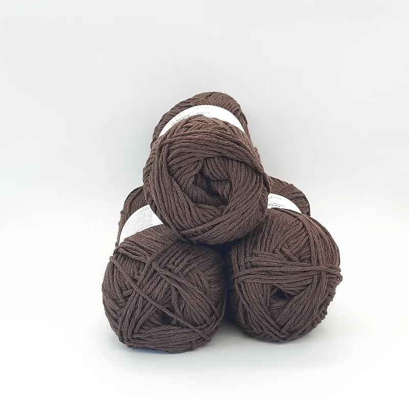 Cotone Riciclato Slim Marrone 100gr