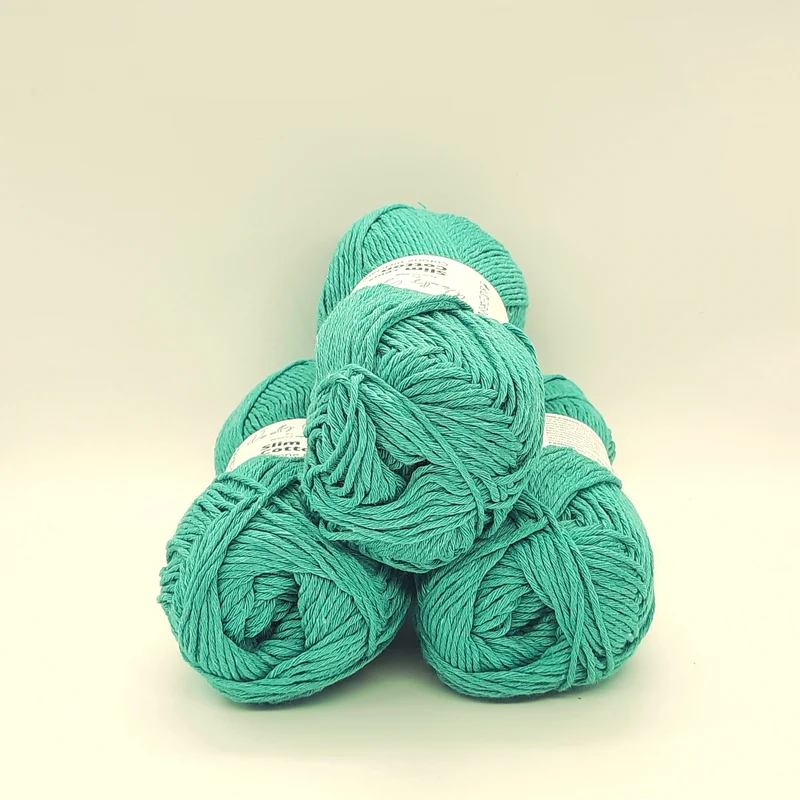 Cotone Riciclato Slim Cotton Verde Menta 100gr