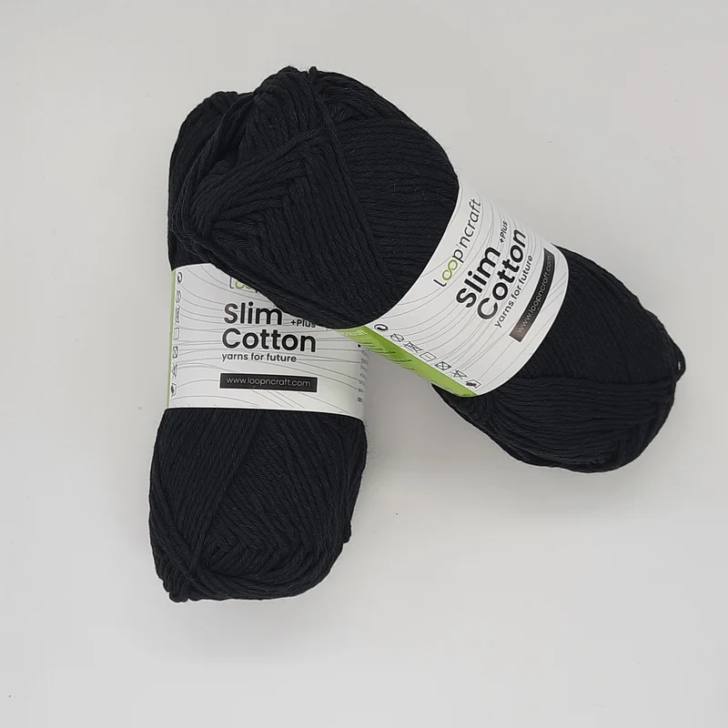 Cotone Riciclato Slim Cotton Nero 100gr