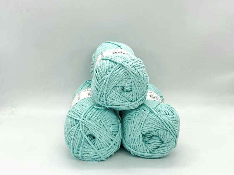 Cotone Riciclato Slim Cotton Verde Acqua 100gr