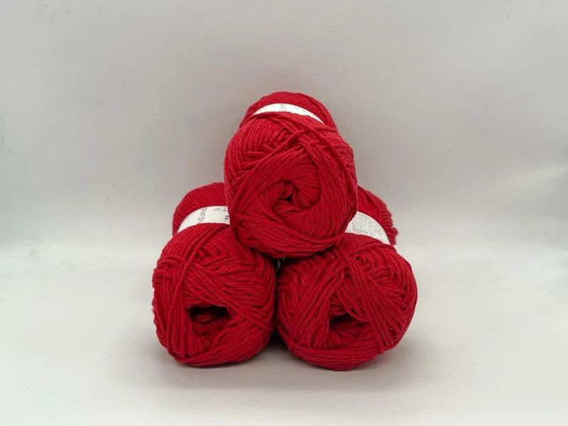 Cotone Riciclato Slim Cotton Rosso 100gr